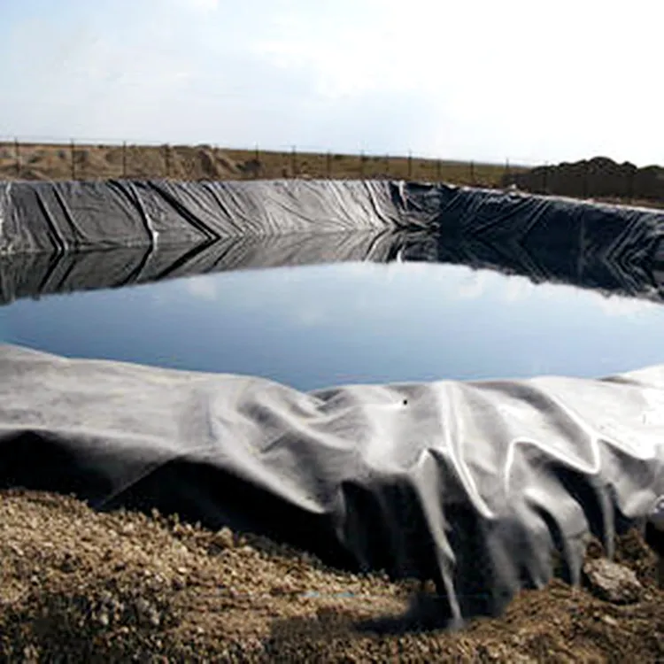 Taian Wholesale 1mm  0.5mm Plastic Stock Water Fish Pond Geomembrane Liner Price for Pool Tank Landfill