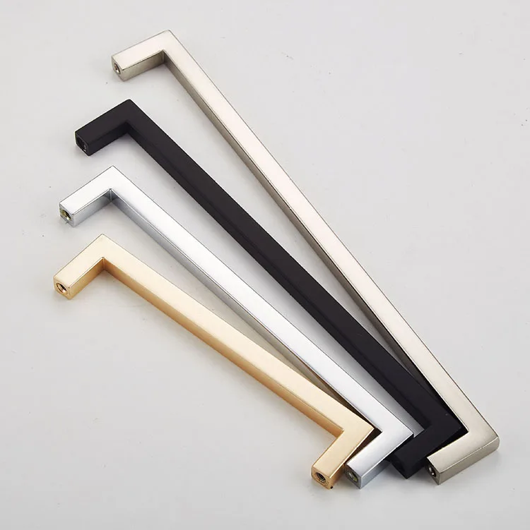 Hot sale kitchen cabinet handle matte black gold drawer handle for furniture