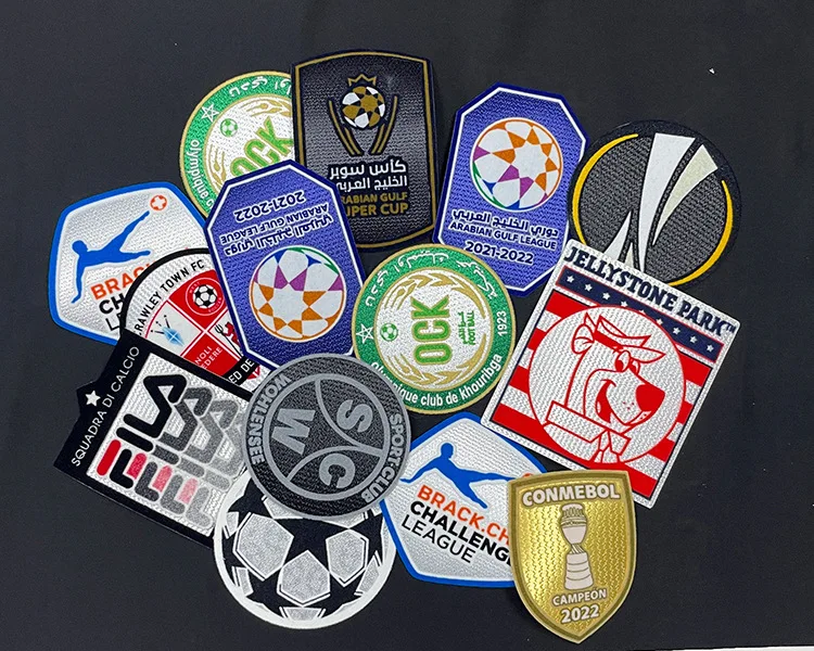 Custom Fabric Embroidered Patch Badges Sew on Embroidery Patches Clothing Woven Patch