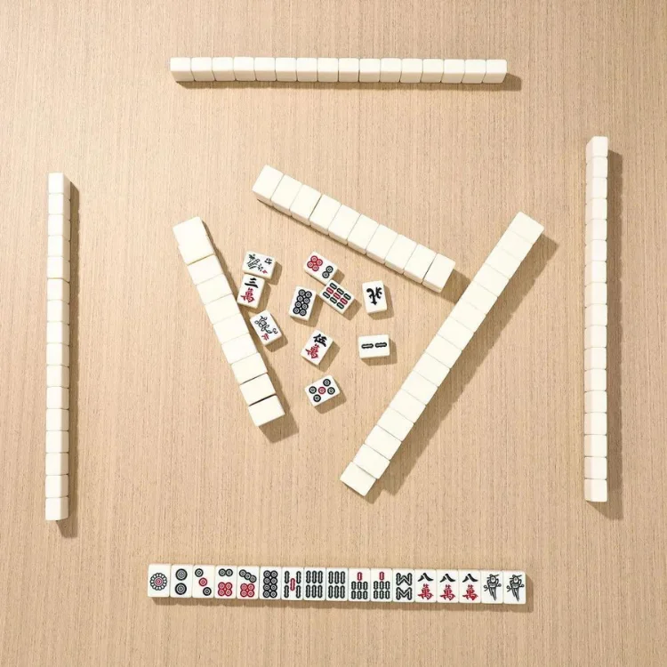2024 OSM Hot Sale Mahjong Set, Mahjong Game Set, Chinese Mini Portable Mahjong Set