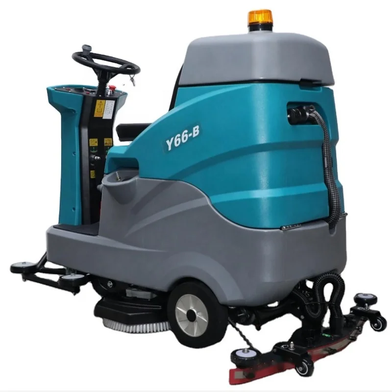 110V lower-noise battery chargers type factory playground school wooden robot floor washing cleaning machine dryer with seat