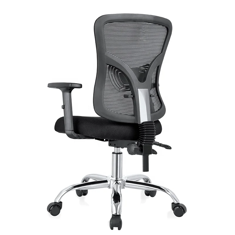 No foldded and mesh seat ergohuman office swivel chair  with wheels in office furniture