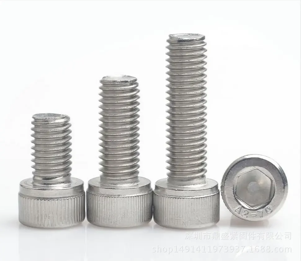 STAINLESS STEEL SOCKET CAP SCREWS DIN 912 A2 STAINLESS STEEL/ ISO 4762 TITANIUM GR.5 (Ti 6Al-4V) SOCKET SCREWS