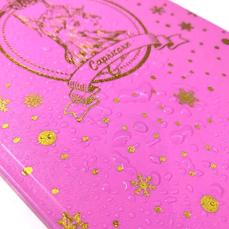 Wholesale Bulk Stationary Notebook A5 For Students Holi Constellation Gold Foil Logo Customized notebook Star Sign Diary