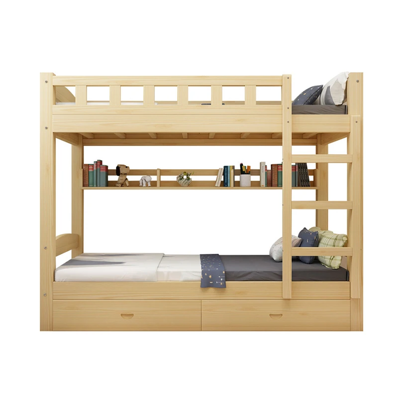 Wholesale Solid wood children bunk bed bunk beds kids bunk beds wooden