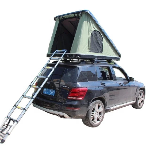 Жесткий корпус Водонепроницаемая холщовая палатка для кемпинга Складная Автомобильная верхняя палатка Автомобильная воздушная верхняя или ручная встряска