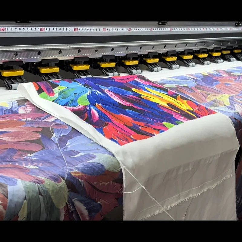 Industrial Digital Thermal Sublimation Printing Machine Sublimation Printer with Air-heat Dryer for T-shirt/ Carpet/ Swimwear