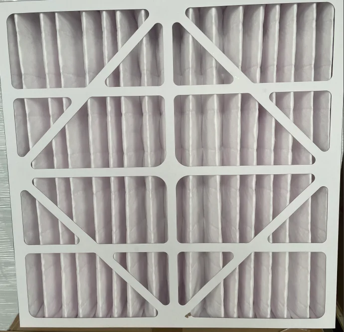 HVAC Disposable Cardboard Pre Filter G3 G4 Panel Filter Synthetic Fiber 24x24x2 12x24x1 Different Sizes for AHU