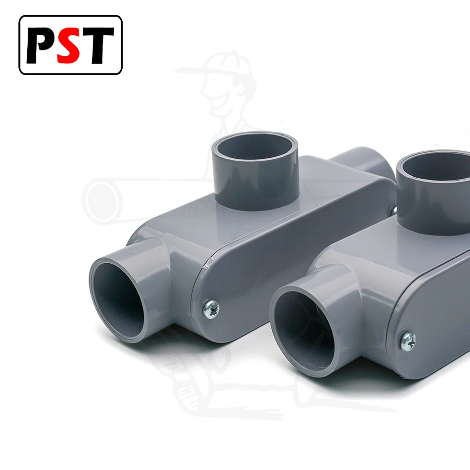 LB/LL/T Type PVC Outlet Conduit Body Plastic with Cover