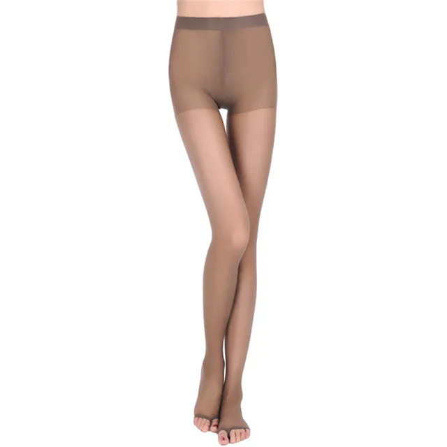 Wholesale summer nylon transparent seamless toeless open toe pantyhose for women