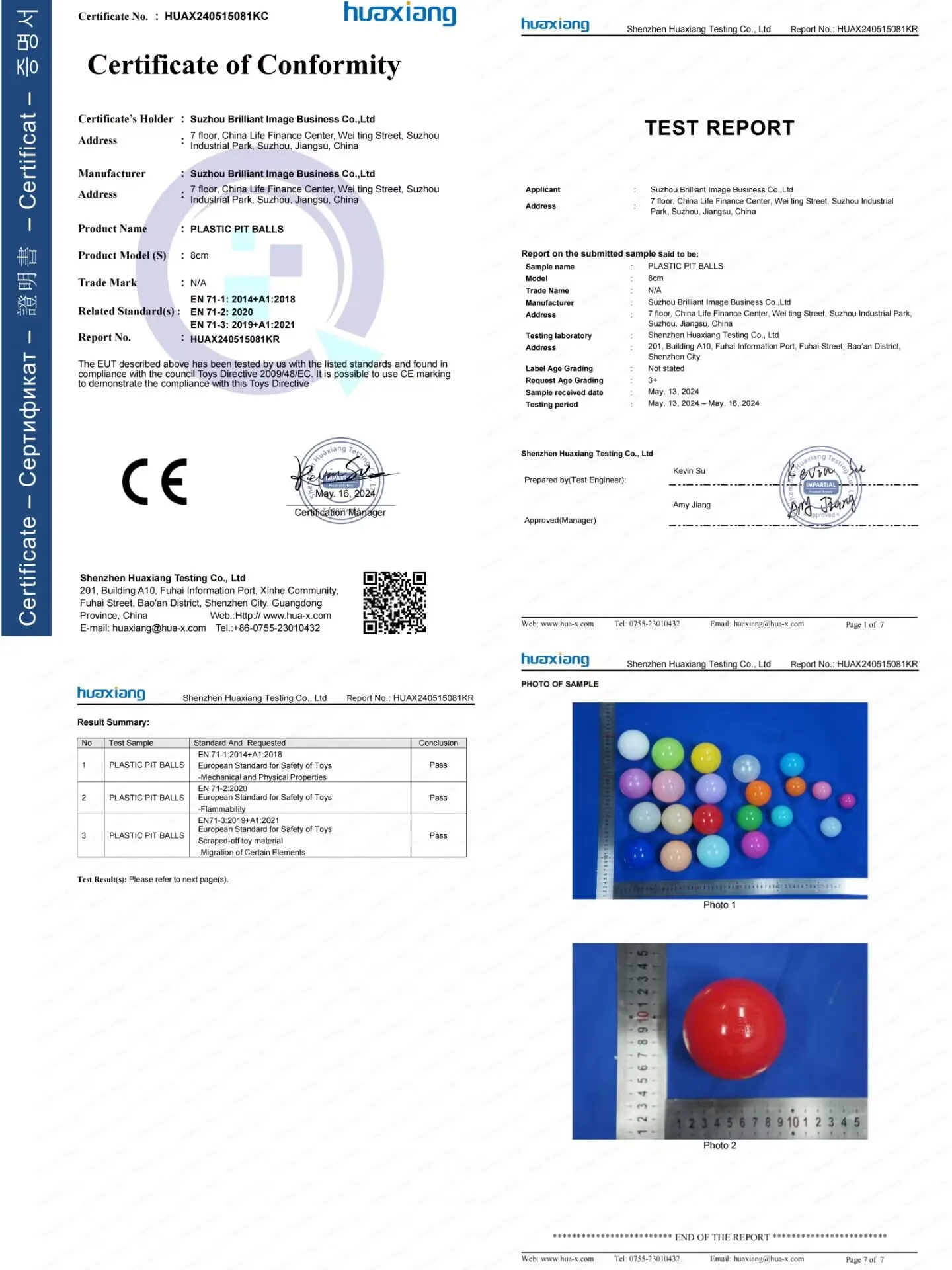 Durable 7cm 70mm Plastic Pearl Color Commercial Kids Bulk Soft Play Toy Ball Pit Balls For Kids