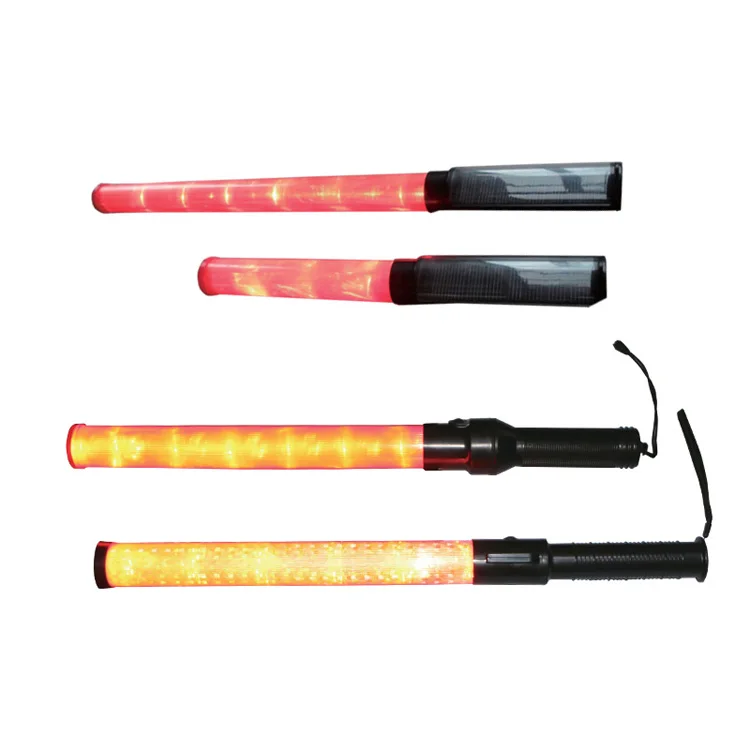 
hot sell light led traffic plastic control safety baton wand police stick 
