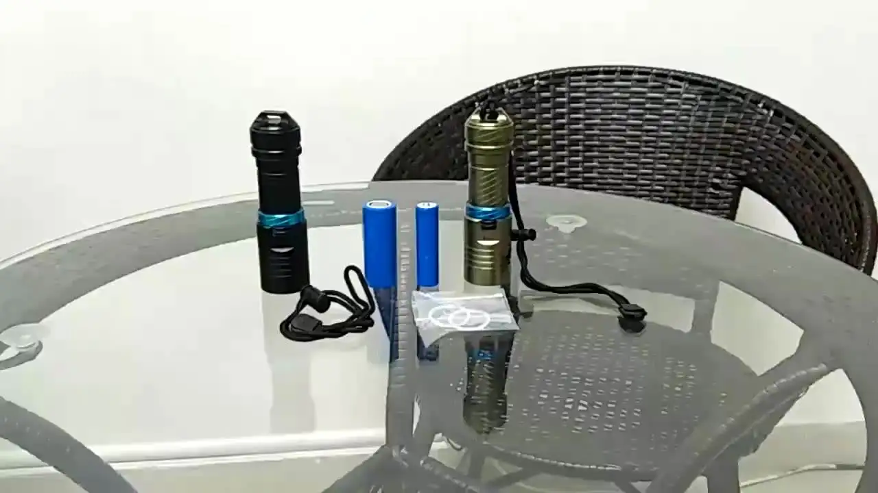 Stepless dimming Submarine Lamp 100m Waterproof taschenlampe T6 LED Diving Torch 1200Lumen Diving underwater flashlight