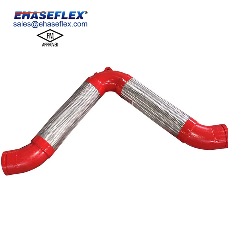 Fm Approved Standard Customize Flexible Connector Fire Loop Seismic V Flex Mental Expansion Joint
