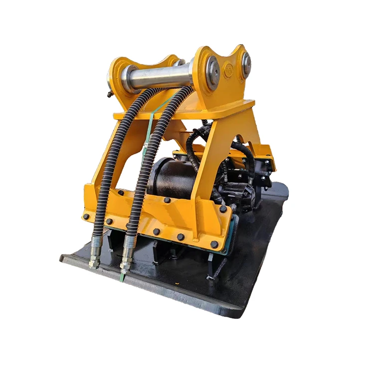 SJ06 Machine For Excavator Hydraulic Vibro Concrete Compactor Soil Plate Compactor