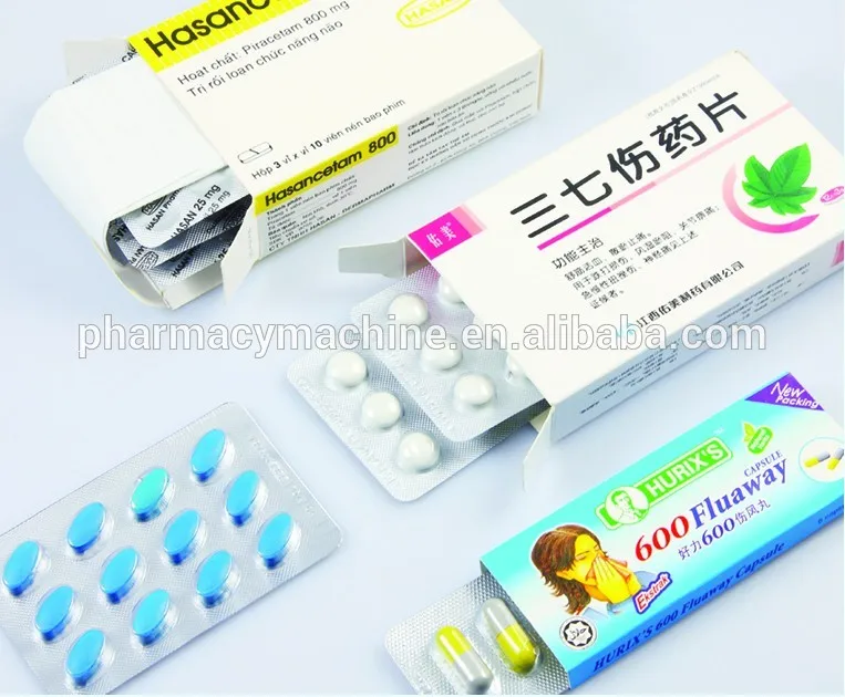 High Speed Automatic Horizontal Continuous Pharmaceutical 00L Capsule Blister Cartoning Machine for Sale