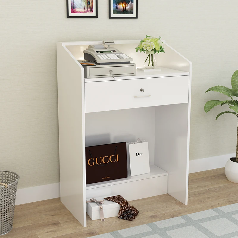 Small-scale supermarket store  coffee shop counter design barber shop reception counter cash desk