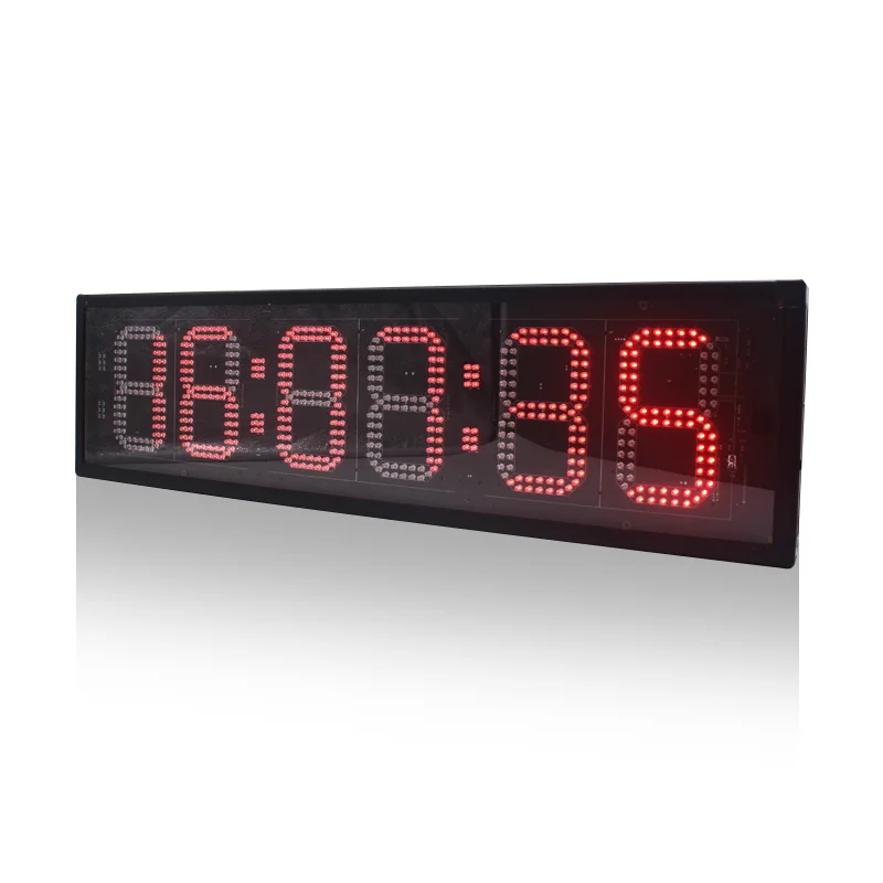 Jinling Shiyin Large Red Color LED Race Timing Clock Timer with Tripod for Outdoor Running Events