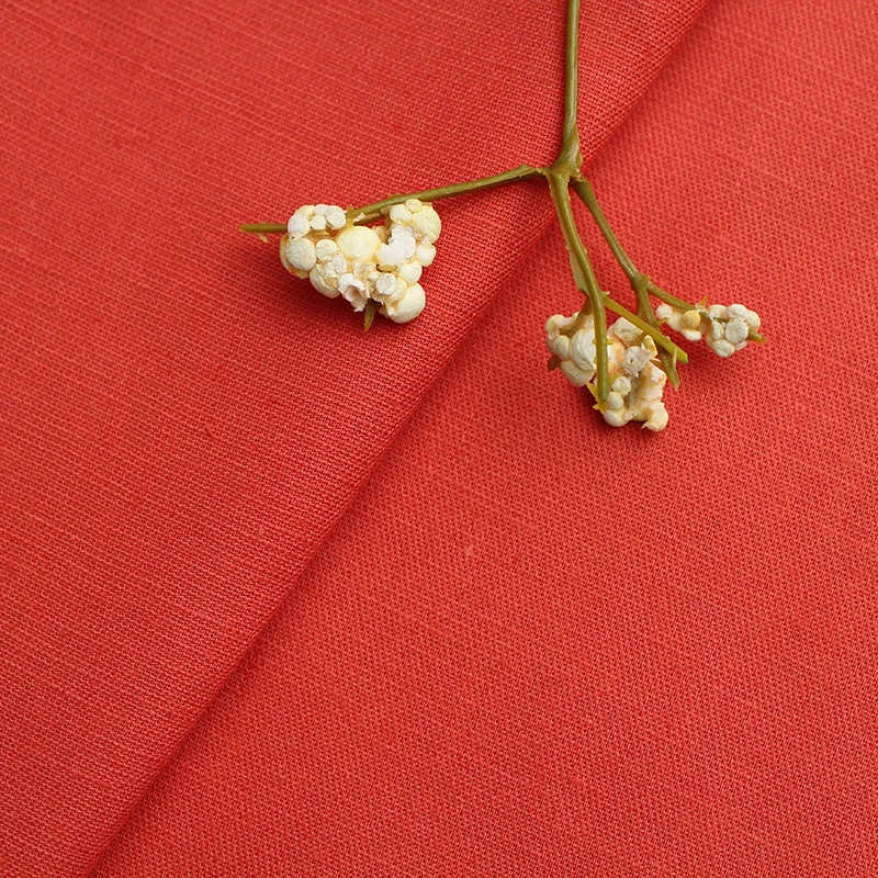 High-Quality Hot-Selling Solid Color genuine linen Premium Comfort Linen Cotton Fabric