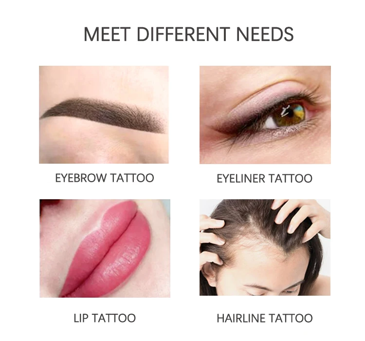 NUOJO Professional Factory Customizing Ombre Eyebrow White With Membrane Cartridge Needle Backflow Prevention Machine