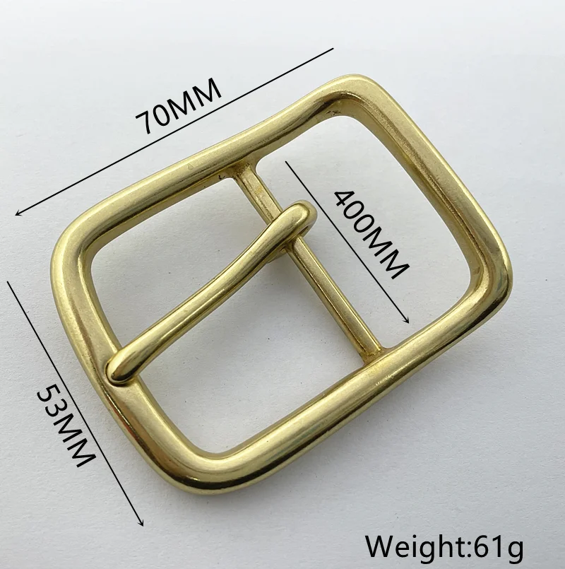 Manufacture 40mm Solid Brass Pin Buckle Western Cowboy For Belt