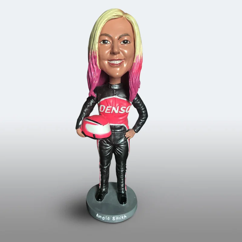 Bobblehead Doll Dashboard Baseball Player Figurine Bobble Head Custom Resin Sports Souvenir Europe Simple Promotional Gift QHB