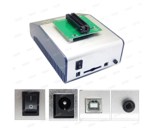 Original New XELTEK SUPERPRO 6100 6100N Programmer +45 adapters IC Chip Device Programmer latest version with EDID Cable