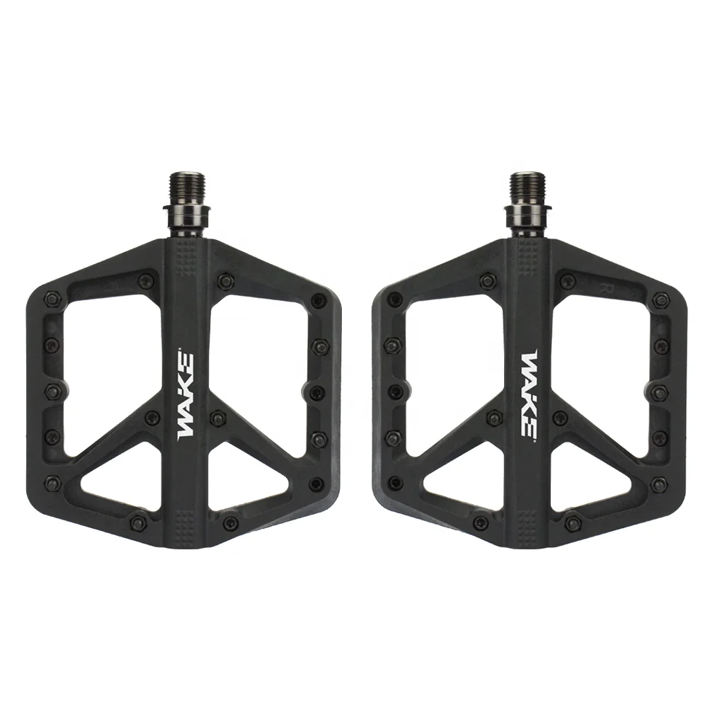 MTB pedal bearing non-slip lightweight nylon fiber pedal suitable for BMX MTB 9/16 inch WAKE pedal