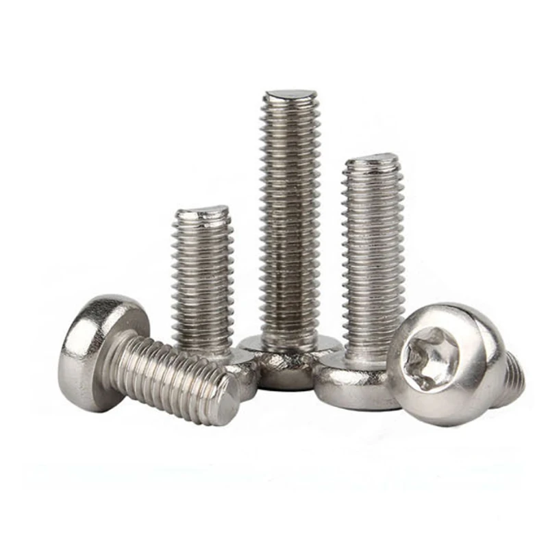 Custom Torx Socket Pan button head Machine screw M2 M2.5 M3 M3.5 M4 M5 M6 M8 M10 UNC UNF Stainless Carbon steel bolt fasteners