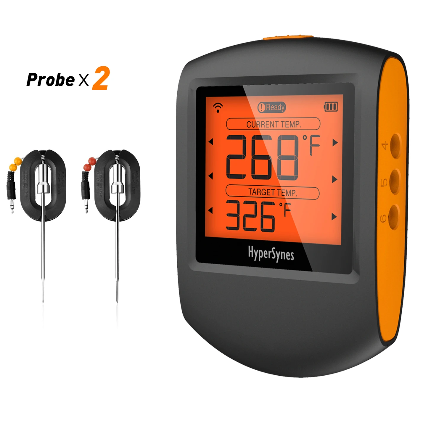 Hypersynes Smart Bluetooth Wireless Remote Digital BBQ Thermometer For Grill Food Pro-08