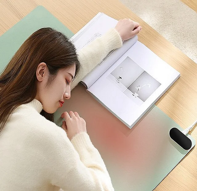 Custom Print Full Desk XXL Extended Waterproof Gaming Heat Mouse Pad HeatedDesk Mat Mouse Pad 35.4 x 15.7 inch For Office Use