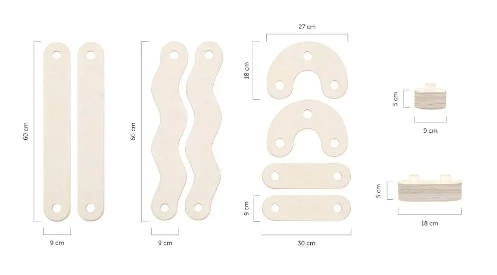 XIHA Montessori Wooden Indoor Foldable Balance Beam For Kids Adjustable Toddler Wood Kid Balance Beam Toys