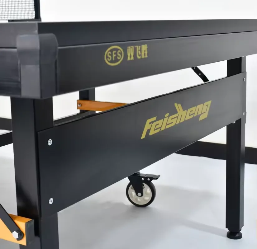 Factory wholesale Portable Indoor 25mm MDF or HDF Table Tennis Table High Quality Competition foldable Pingpong Table