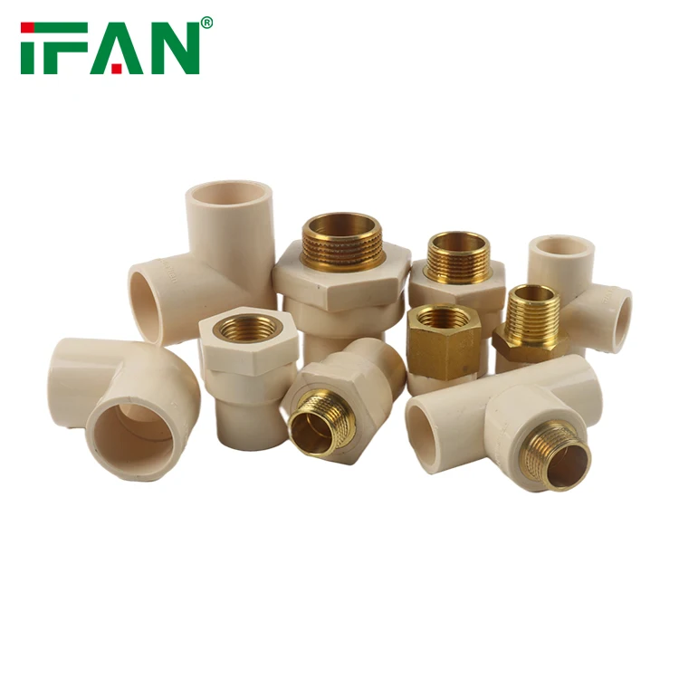 Ifan Pipe Fittings CPVC High Pressure Full Sizes Tee Socket Elbow Cap PVC Fittings For Plumbing