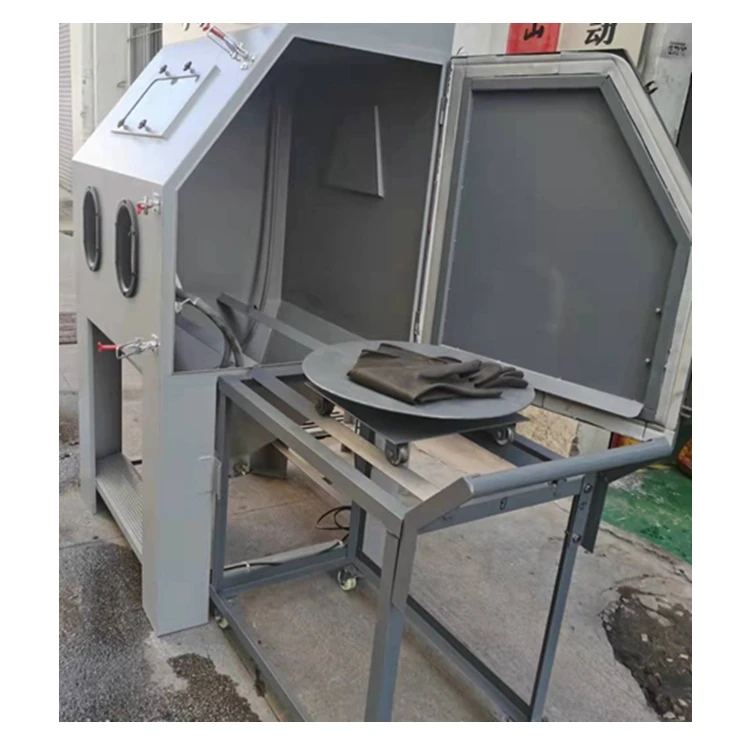 Wet Sand blasting Machine/Dry Blasting Cabinet/Manual Sand Blast deruster Equipment sandblasting derusting