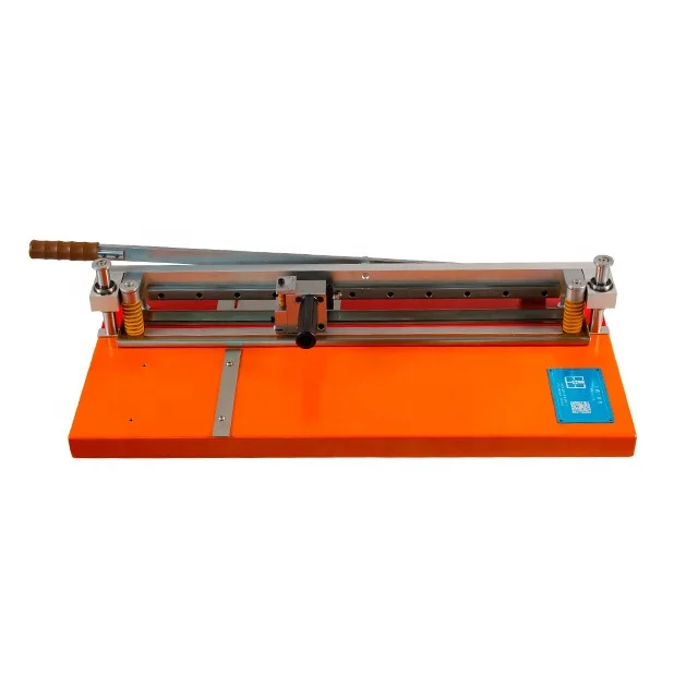 Manual v type cardboard grooving cutting