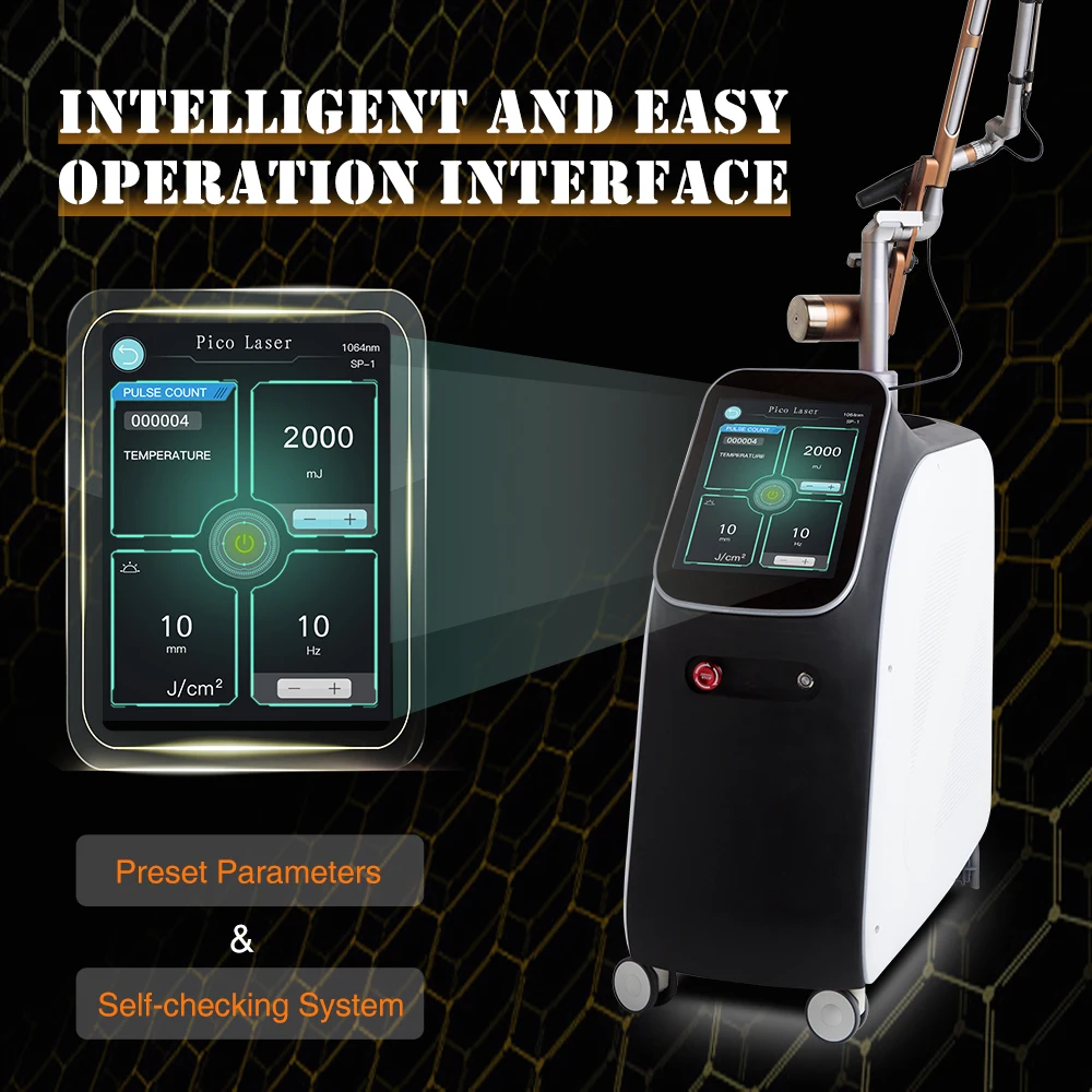 2024 Cosmetics New Model  Pico Technology Laser Korea picosecond laser 2 en 1