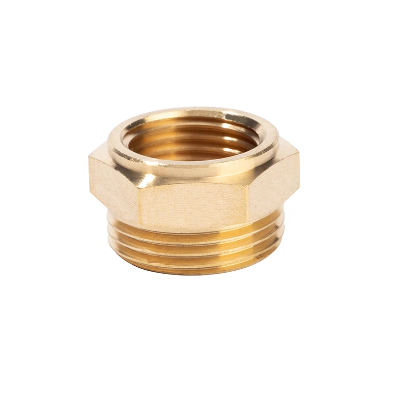 Custom Forged Brass Compression Joint For Production Of Copper Pipe Mamelon Reduction Male Female