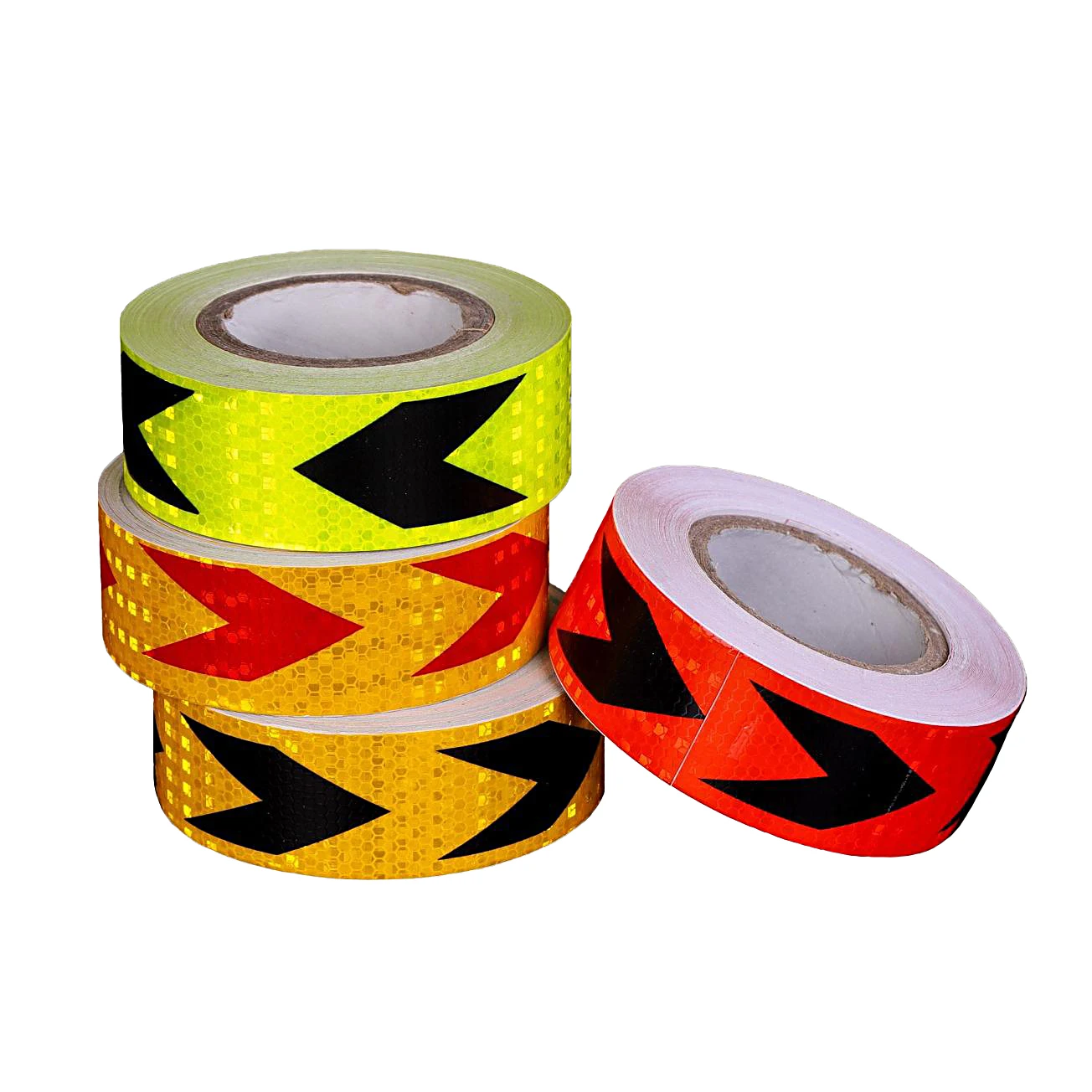 PE Car Barrier Danger Warning Tape Safety Anti Slip Reflective Red and White Tape