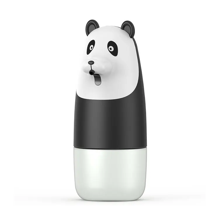 OEM custom touchless USB rechargeable automatic foam soap dispenser panda animal Hand Sanitizer sensor soap dispenser