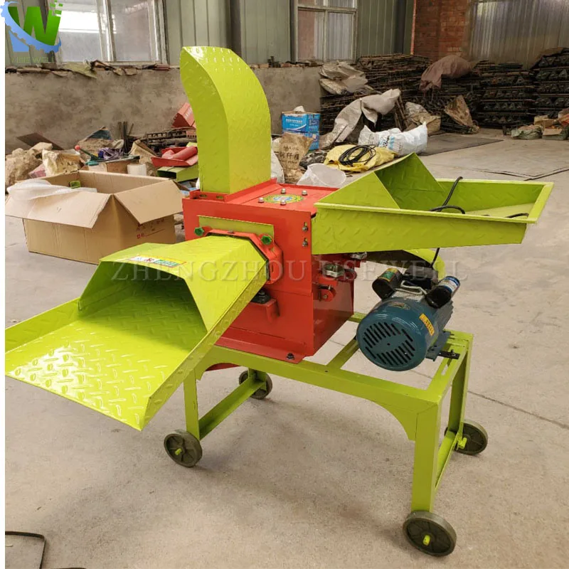Silage Maize Grinder Chaff Cutter Machine Manual Small Chaff Cutter With Diesel Engine Electric