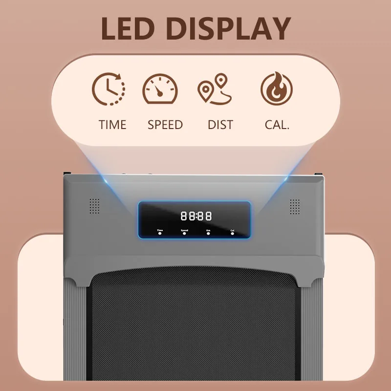 Home Foldable Under Desk Walking Pad Pro Treadmill Curved Portable Treadmills Machine For Home With Telecontrol