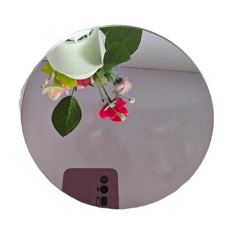 acrylic round mirror size 5inch thickness 3mm  laser cut mirror