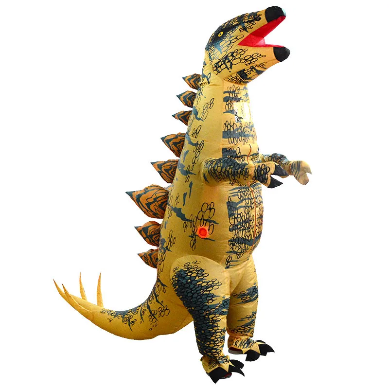 Трицератопс динозавр Косплей T rex Dino Spinosaurus надувной костюм дракона для взрослых Хэллоуин Вечеринка Аниме Костюм