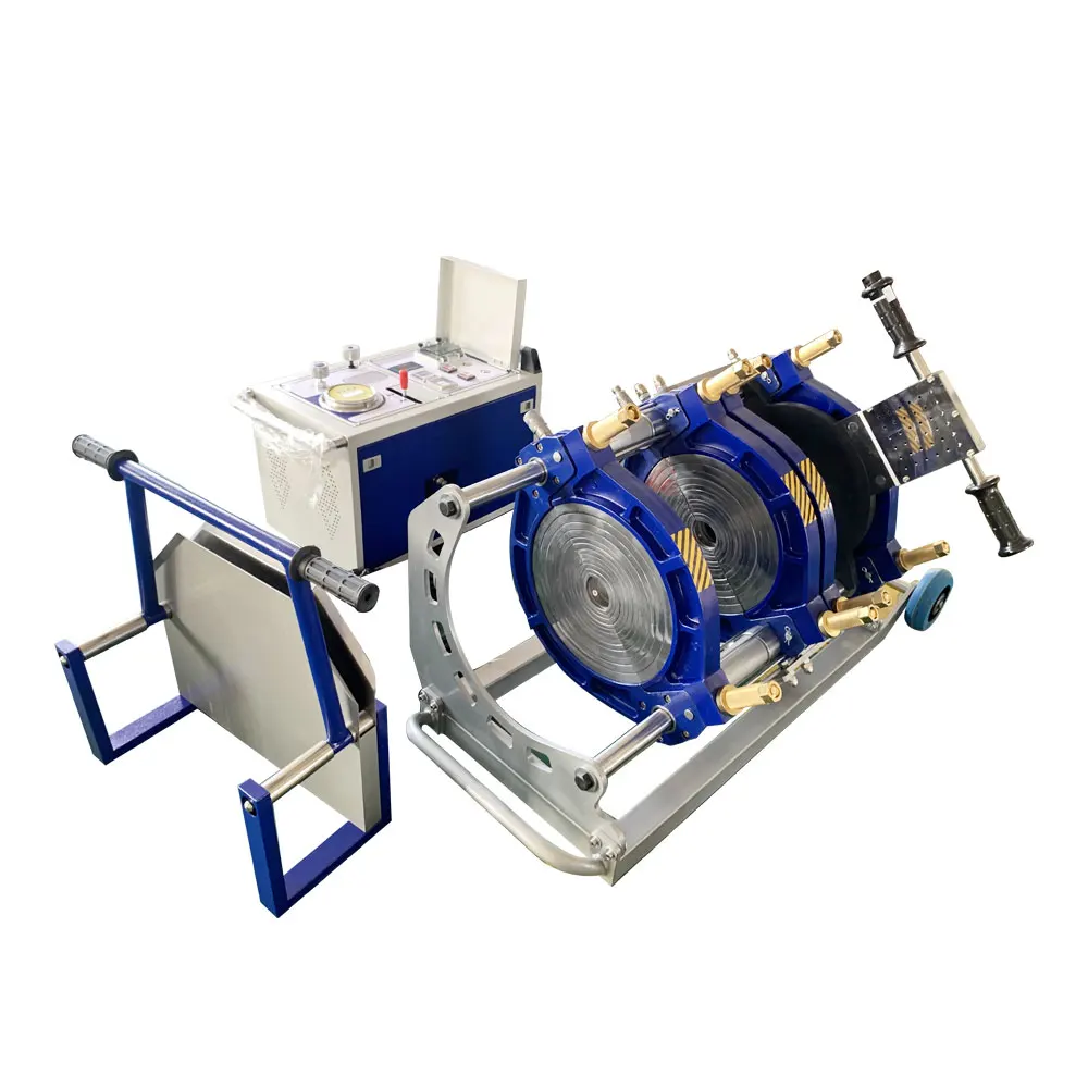 A8 type of 90 to 315mm  hydraulic butt fusion welding machine with wheels new version hydraulic butt welding machine