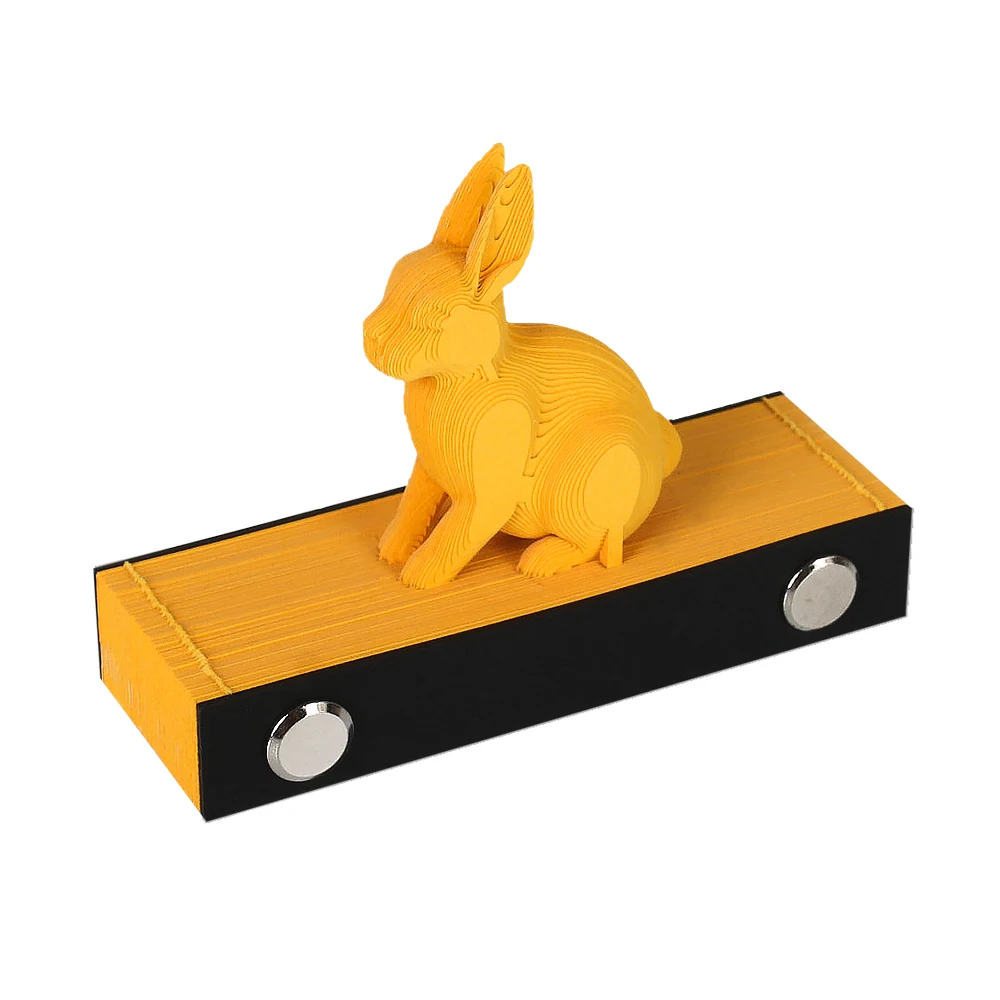 Creative Cute Animal Shape Stationery Note Hand-Torn 3D Notebook Commemorative Chinese 12 Zodiac Animals Crafts Memo Pad