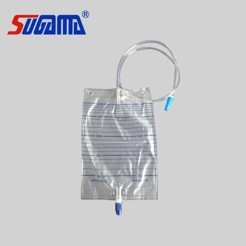 500ml 1000ml 2000ml medical urine drainage bag with pvc material production line