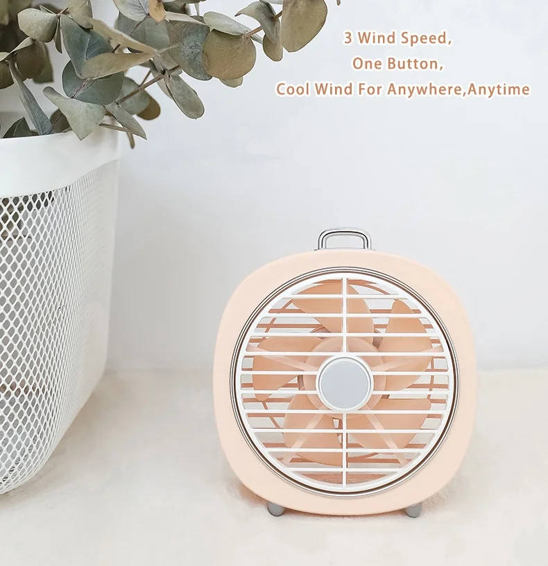 Brushless desktop usb  fan with romantic LED light