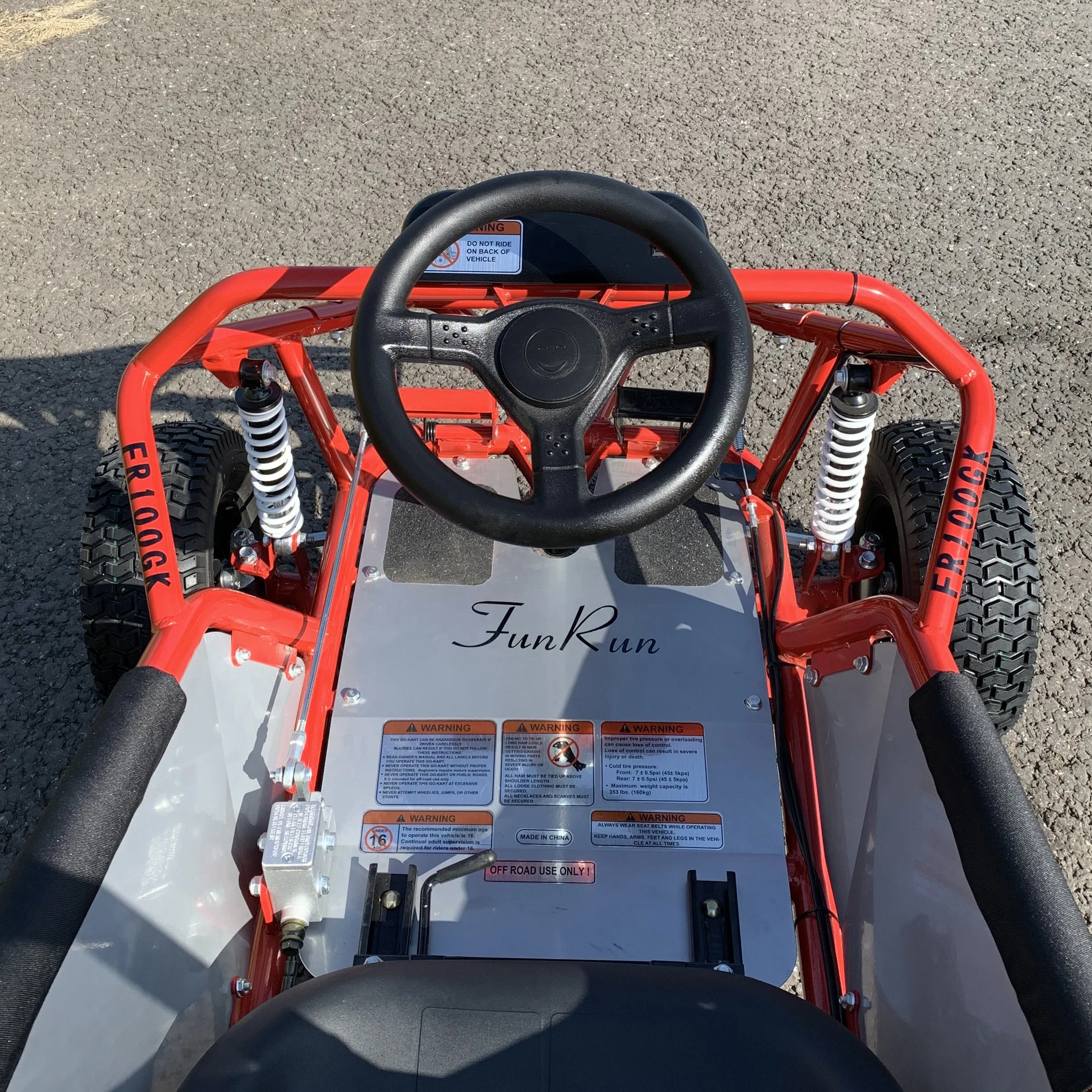 FunRun 98cc gasoline mini go-kart for kids