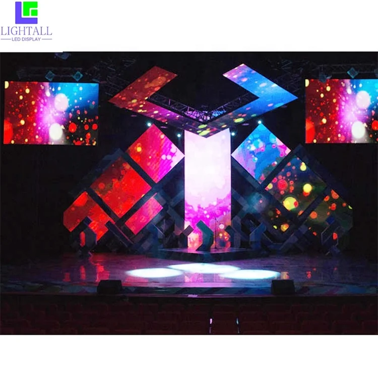 Outdoor P3.9 LED Display  Commercial Advertising Full color 500*500mm Screen Rental LED Display Party Stage Church LED Display